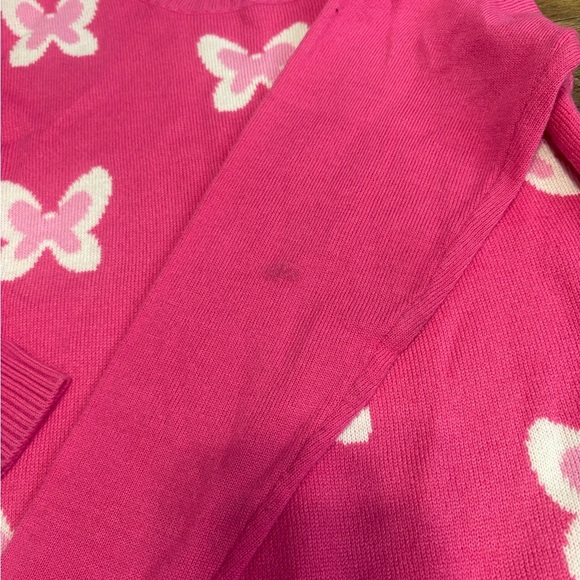 Pink Butterfly Sweater - Picture 4 of 4